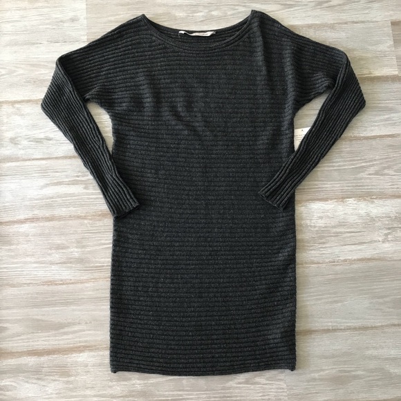 Athleta Dresses & Skirts - NWT! Athleta- grey rib sweater dress